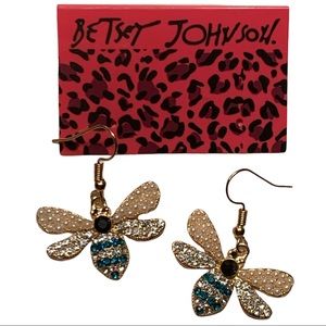 Betsey Johnson Style - Butterfly Drop Earrings